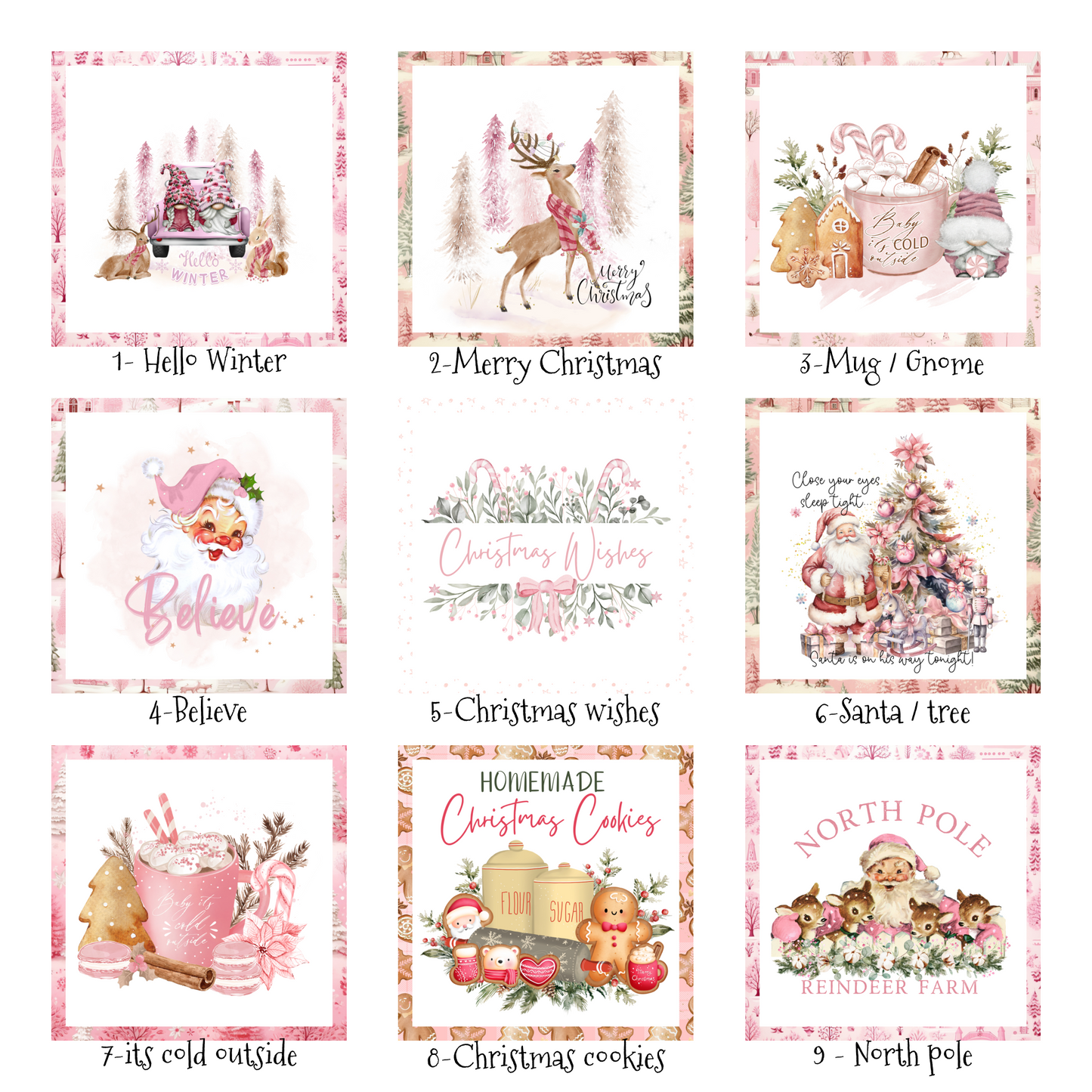 Adorable Pink Santa Christmas Gnome - Perfect Tiered Tray Decor by Hooked Strands Crochet!