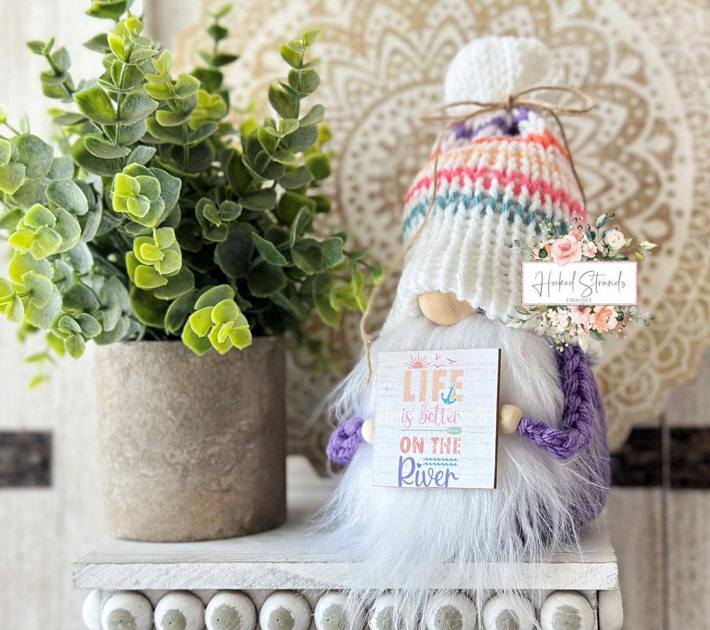 Fun and Festive Summer Gnome for Tiered Tray Decor - Ideal Gift for Lake Lovers!