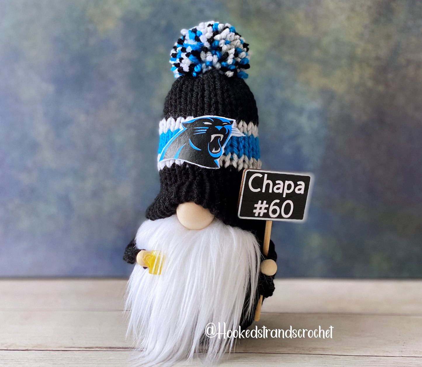 Sports gnome, College gnome, Tiered tray decor, Coffee gnome, Knit gnome, Gift idea, Gnome decor,