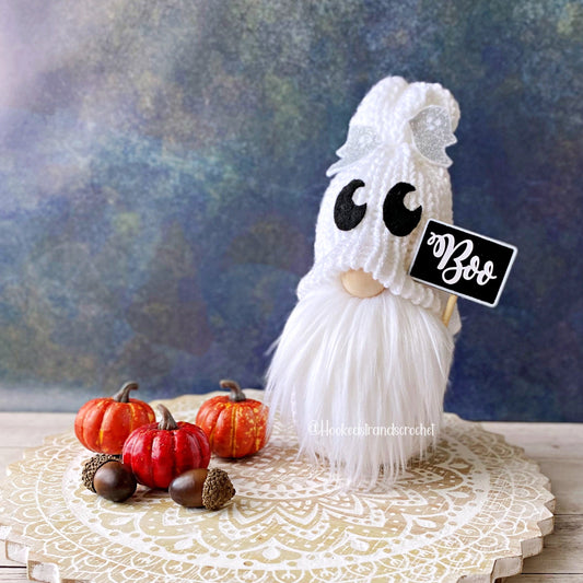 Halloween Gnome Trio - Vampire, Witch and Ghost Designs - Whimsical Tiered Tray Decor