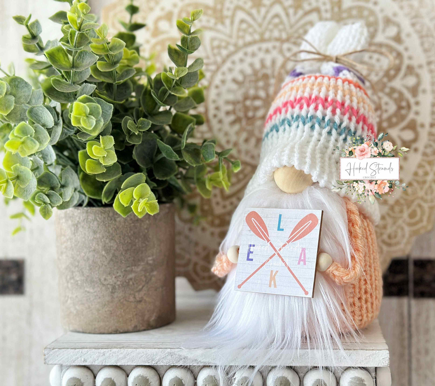 Fun and Festive Summer Gnome for Tiered Tray Decor - Ideal Gift for Lake Lovers!