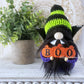 Dracula gnome with BOO pumpkins - Halloween tiered tray decor