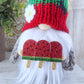 Watermelon popsicle gnome with ants - fresh and fruity tiered tray decor