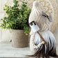 S'mores gnome with marshamallow - Summer tiered tray decor