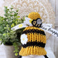 Honey bee gnome, Summer gnome, Tiered tray decor
