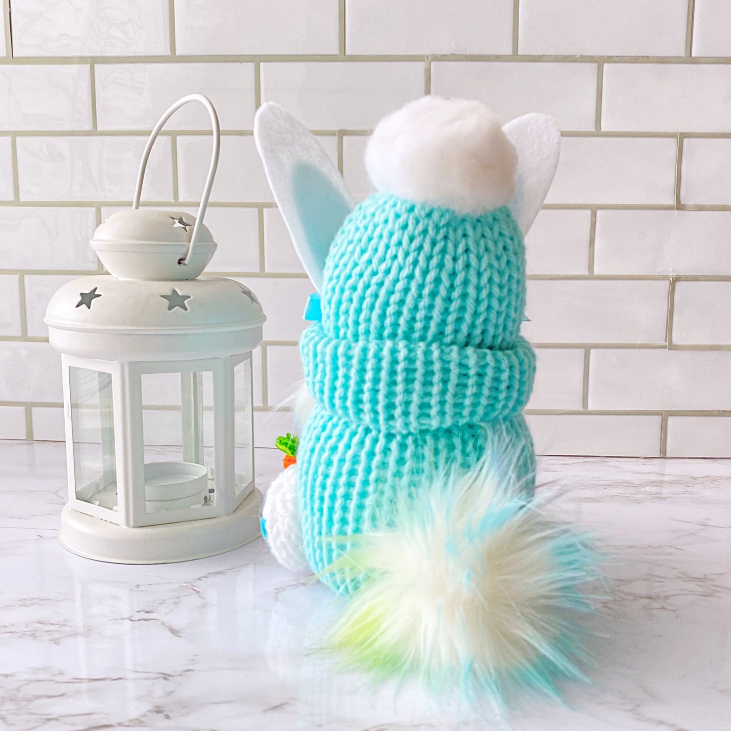 Bunny gnome, Easter gnome, Swedish tomte, Tiered tray decor, Rabbit gnomes, Gnome decor,
