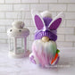 Bunny gnome, Easter gnome, Swedish tomte, Tiered tray decor, Rabbit gnomes, Gnome decor,