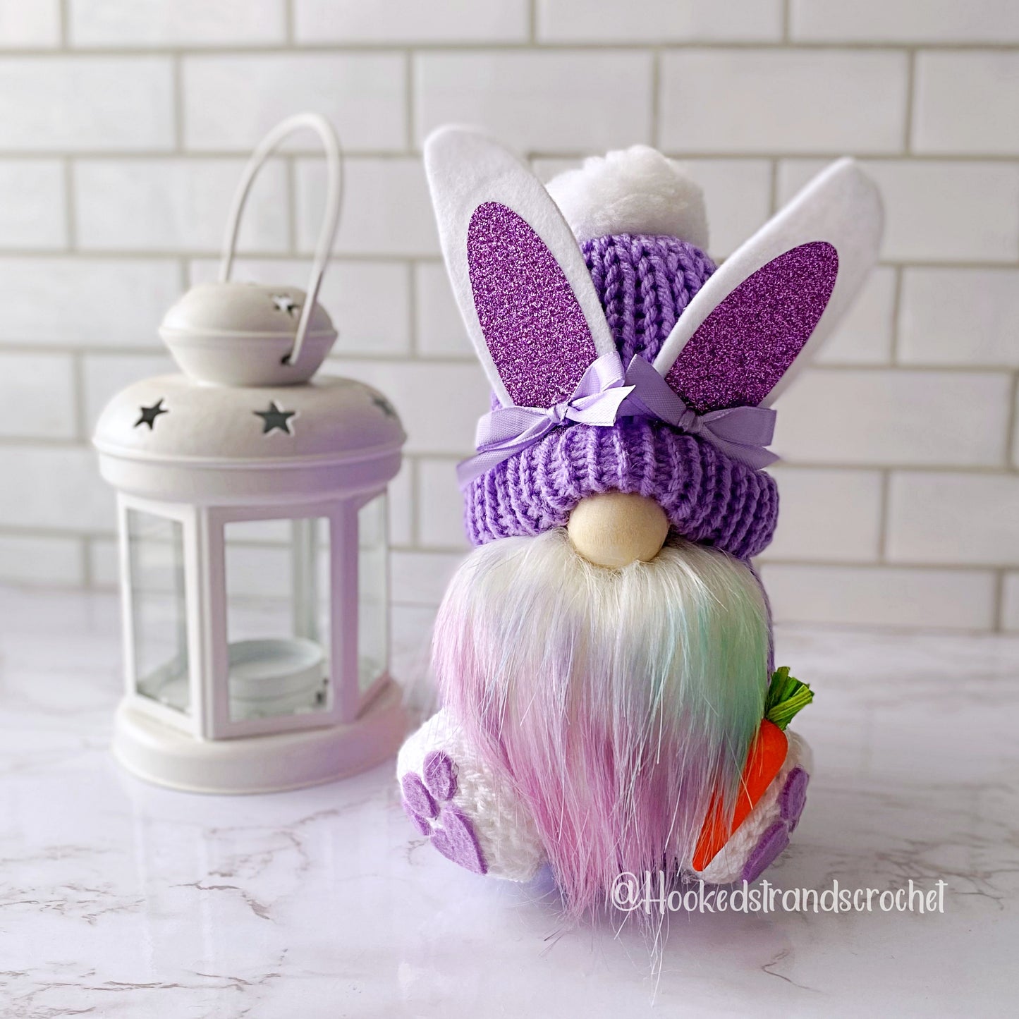 Bunny gnome, Easter gnome, Swedish tomte, Tiered tray decor, Rabbit gnomes, Gnome decor,