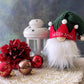 Whimsical Knit Elf Gnome: Playful Christmas Decor for Tiered Trays