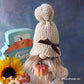 Adorable Autumn Knit Gnome - Perfect Fall Decor for Tiered Trays and Harvest Displays