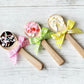 Ice Cream Lover's Dream - Tiered Tray Decor with Mini Burlap Sack, Rolling Pins, and Delightful Knit Gnome!