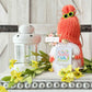 Vibrant beach gnomes with cheerful signs - Vacation home decor - Tiered tray decor