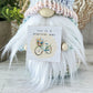 Adorable Spring Gnome & Butterfly, Ideal Tiered Tray Decor and Gift for Those with Wanderlust