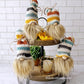 Gnome doll, Tiered tray decor, Farmhouse style, Rustic decor, Gonk doll, Swedish Tomte, Gift idea,