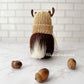 Deer gnome, Woodland gnome, Rustic gnome, Tiered tray decor, Gnome decor, Swedish tomte Knit gnome,