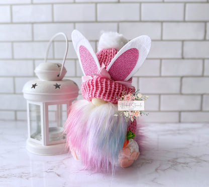 Bunny gnome, Easter gnome, Swedish tomte, Tiered tray decor, Rabbit gnomes, Gnome decor,