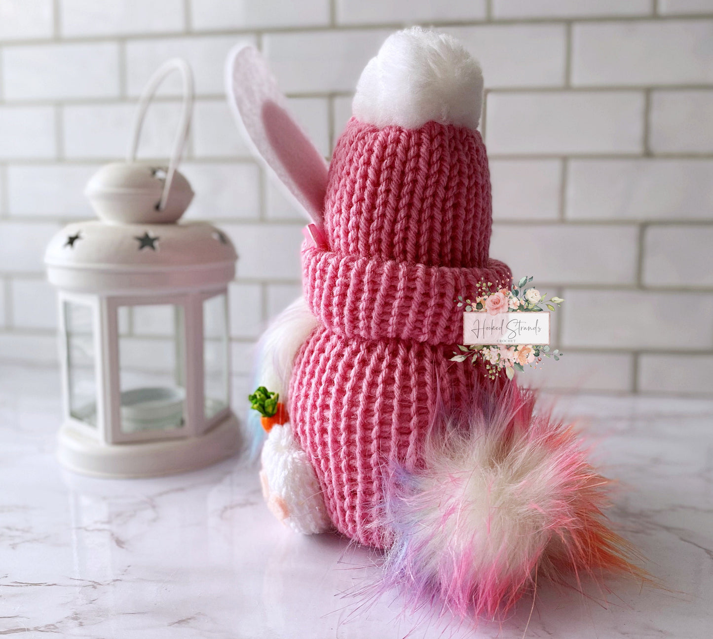 Bunny gnome, Easter gnome, Swedish tomte, Tiered tray decor, Rabbit gnomes, Gnome decor,