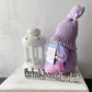Friendship gnome, Tiered tray decor, Best friend gift, Rustic gnome, Gnome decor, Swedish tomte,  Knit gnome,