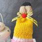 Teacher gnome, School decor, Tiered tray decor, Teacher gift, Farmhouse gnome, Knit gnome, Pencil gnome