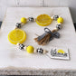 Cute easy peasy lemon squeezy pink lemon gnome -Tiered tray decor