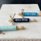 Cute Beach themed tiered tray decor signs and rolling pins