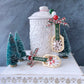 Christmas scoop, Christmas decor, Tiered tray decor, Decorative scoop, Table top display, Canister scoop