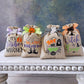 Adorable Decorative Mini Halloween Burlap Bag for Tiered Trays - Unique Holiday Accent