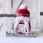 Knit Santa and Mrs. Claus Gnomes - Adorable Christmas Gnome Couple for Farmhouse and Tiered Tray Decor