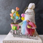Happy birthday gnome, Birthday gnome, Tiered tray decor, Birthday gift, Novelty gift, Rustic gnome,  Gnome decor, Swedish tomte, Knit gnome,