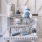 Adorable Snow Gnome with Earmuffs and snowball bucket- Festive Christmas Decor for Winter Wonderland