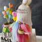 Happy birthday gnome, Birthday gnome, Tiered tray decor, Birthday gift, Novelty gift, Rustic gnome,  Gnome decor, Swedish tomte, Knit gnome,