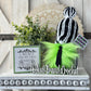 Spooky Beetlejuice Gnome: Perfect Halloween Decor for Tiered Trays and Shelves