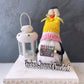 Teacher gnome, School decor, Tiered tray decor, Teacher gift, Farmhouse gnome, Knit gnome, Pencil gnome