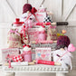 Heart gnome, Valentines day gnome, Tiered tray decor, Valentines decor,  Swedish tomte, Gift idea, Knit gnome,