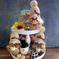 Adorable Autumn Knit Gnome - Perfect Fall Decor for Tiered Trays and Harvest Displays