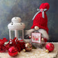 Candy cane gnome, Christmas gnome, Tiered tray decor, Farmhouse theme, Peppermint gnome, Holiday decor,