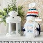 Adorable Knitted Lake Gnome with Rustic Sign - Spruce Up Your Lakeside Cabin!