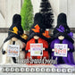 Enchanting Halloween Knit Gnomes Inspired by Hocus Pocus Sanderson Sisters for Tiered Trays