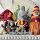 Wizard gnome, House gnome, Rustic gnome, Tiered tray decor, Gift idea
